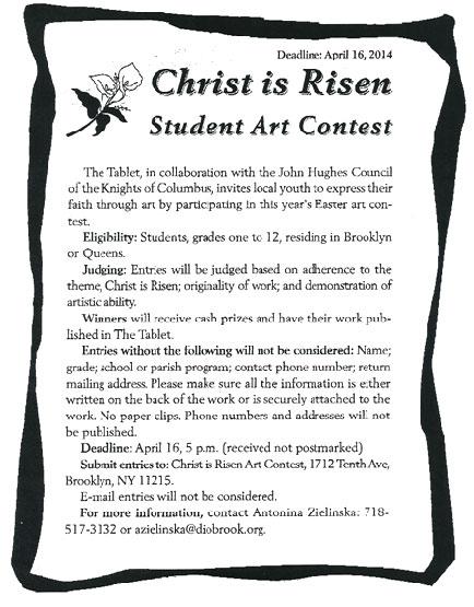 PAGE 6 March 16, 2014 Catholic College Students Plan NYC Mass Mob FLUSHING, NEW YORK, February 25,2014 - Michael Cadigan, a student from the Catholic Newman Center at CUNY Queens College, heard about