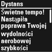 Aby później powrócić do podsumowania treningu, przejdź do menu Dziennik, a następnie wybierz dzień i podsumowanie sesji, które chcesz wyświetlić.