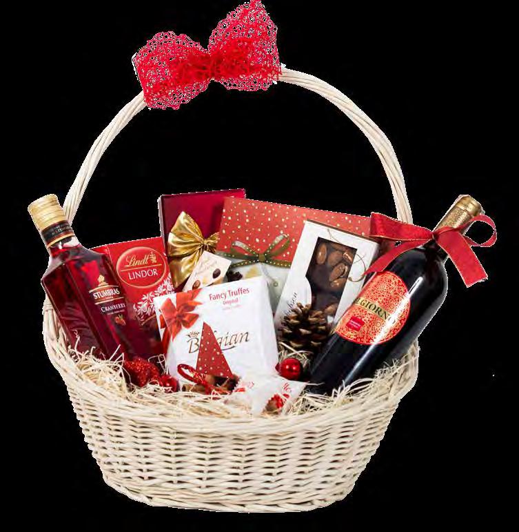 26 Świąteczny Skarb Johnnie Walker Red Label 0,5L Amaresti Żurawina w czekoladzie deserowej 80g Delafaille Mix pralin