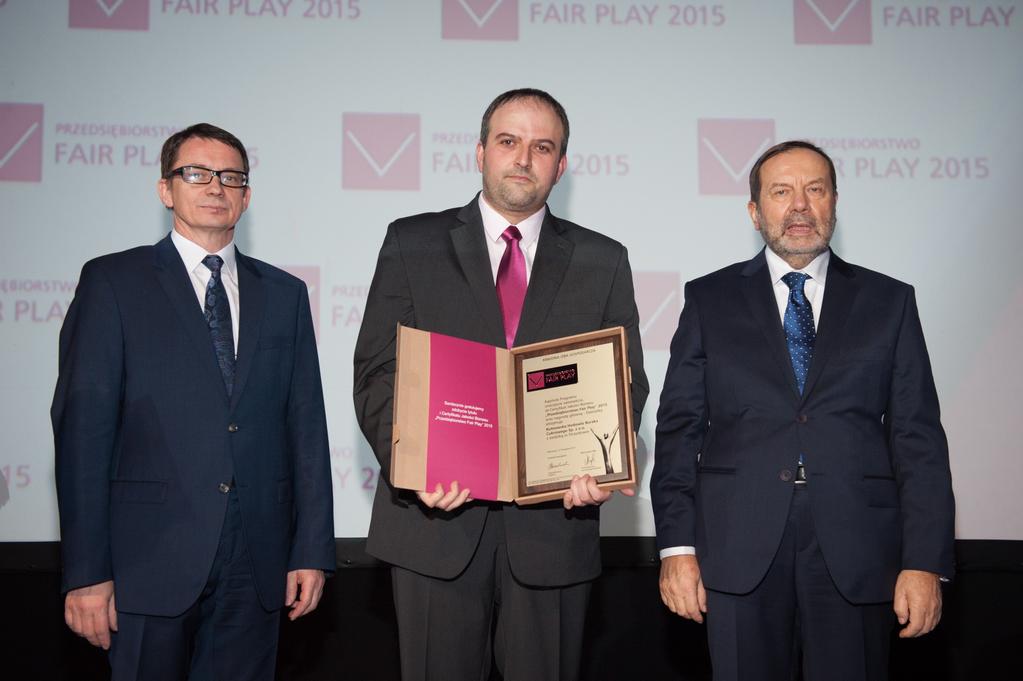 WIELKA GALA PRZEDSIĘBIORSTWO FAIR PLAY W dniu 27 listopada 2015 roku w EXPO XXI w Warszawie odbyła się Wielka Gala Przedsiębiorstwo Fair Play.