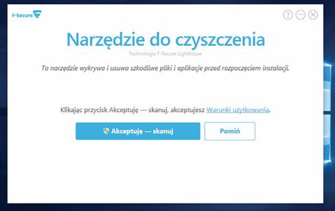 uniemożliwić instalację programu.