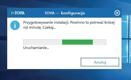 W kolejnym kroku zostanie automatycznie uruchomiony