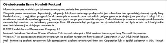 10 Informacje techniczne W tej części zamieszczono dane techniczne oraz informacje o międzynarodowych atestach urządzenia HP Deskjet 3510 series.