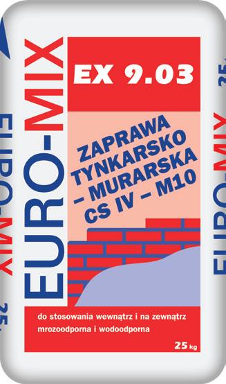 Zaprawa do stosowania wewnątrz i na zewnątrz budynku; jest mrozoodporna i wodoodporna. Stosowana w elementach budynku, które podlegają wymaganiom reakcji na ogień oraz izolacji cieplnej.