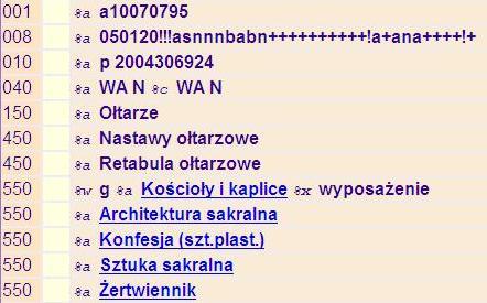 Indeks kartoteki wzorcowej zawiera zarówno hasła przyjęte do stosowanie, jak i terminy odrzucone.