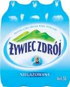 4-PAK 6-PAK Woda źródlana ŻYWIEC ZDRÓJ 6 x 1,5 l 3 rodzaje cena za 6-pak