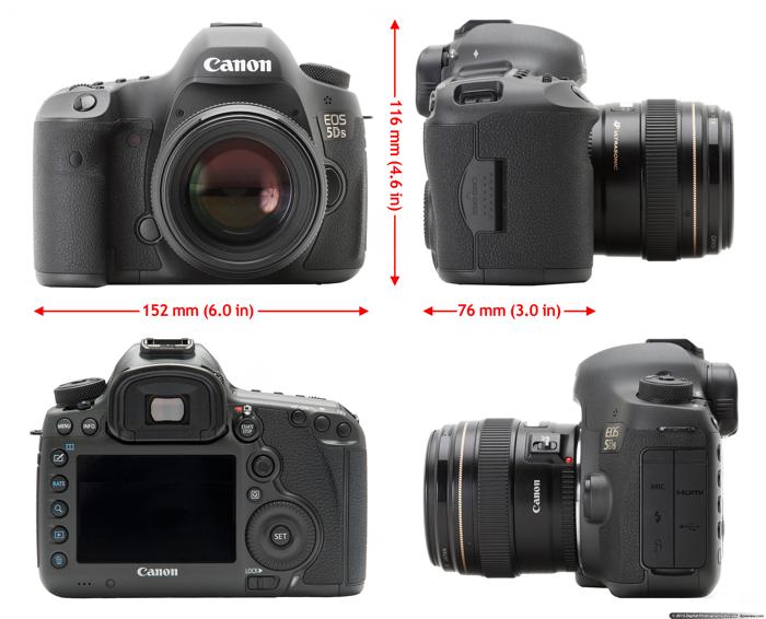 : Canon EOS 1D X - 18,1 megapikseli Canon EOS 5Ds - 50