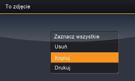 Zaawansowana obsługa ramki Wyświetlanie pojedynczego zdjęcia Aby wyświetlić pojedyncze zdjęcie na pełnym ekranie, podświetl je w widoku miniatur i naciśnij przycisk OK.