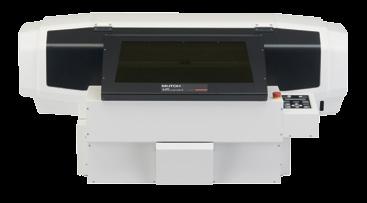 Najważniejsze zalety - kompaktowa drukarka LED-UV o maksymalnym formacie A3+ - dodatkowe kolory - biały i lakier (do uszlachetniania wydruków, znaki