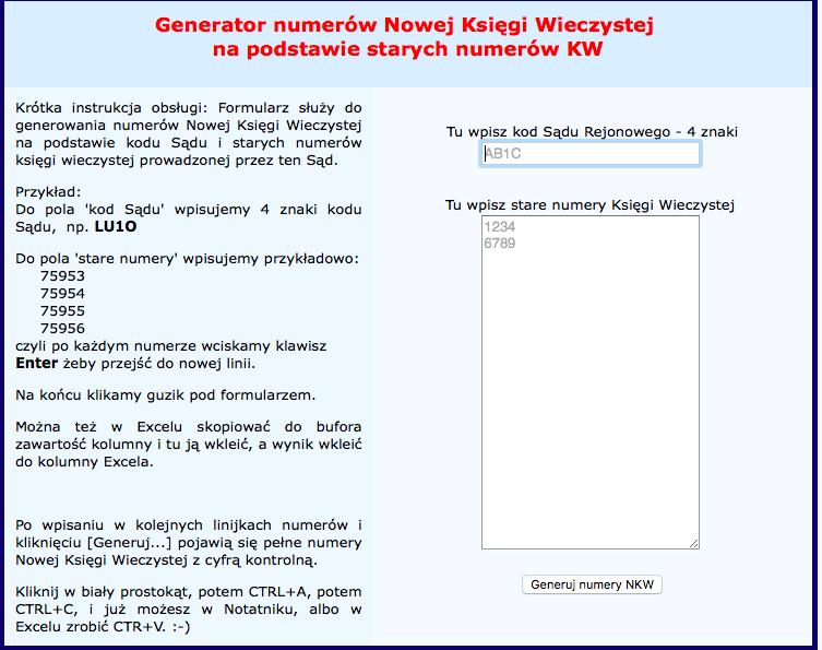 Jak ustali nowy numer księgi wieczystej?