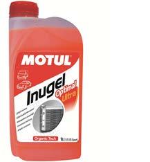 Płyn do chłodnic koncentrat czerwony G12 Inugel Optimal Ultra MOTUL Opracowany dla nowoczesnych silników benzynowych i wysokoprężnych o lekkiej konstrukcji aluminiowej.