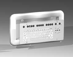BQK OBUDOWA KLAWIATURY BIONIQ L Baza dostępne Rozszerzenie Metoda doboru obudowy klawiatury jest taka sama, jak dla doboru obudowy panelu operatorskiego.