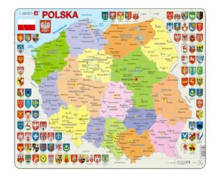 Kod Nazwa Cena brutto VAT Zdjęcie Opis TTMP3605 Mapa Polski klocki. Zestaw 5 szt 142,00 23 Mapa-puzzle z klocków Morphun z podziałem na województwa, z najważniejszymi miastami i rzekami. wym.