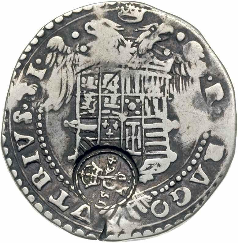 48 g, patyna, moneta pochodziła z pierwszej spłaty wierzytelności królowej Bony, odzyskanej przez Zygmunta Augusta (tzw.
