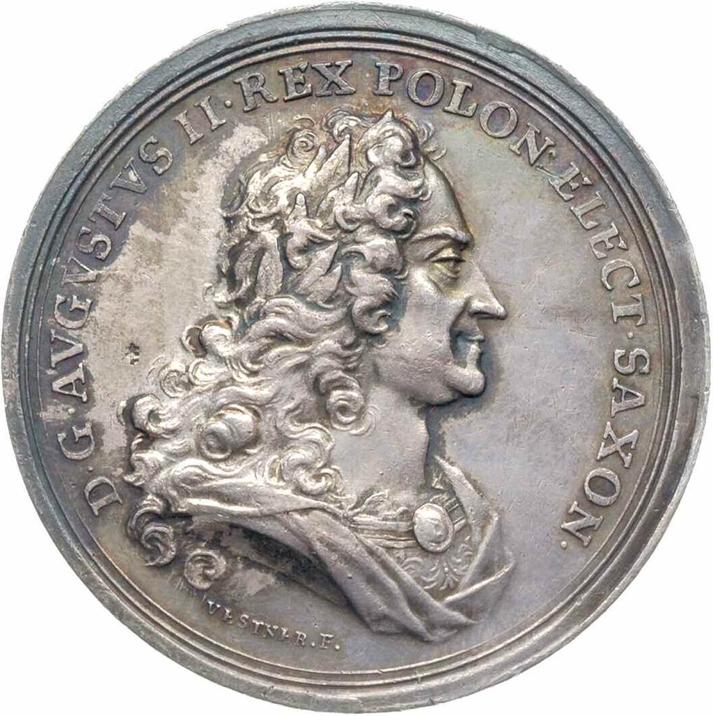 *51. August II, medal pośmiertny 1733,