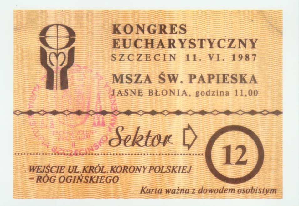 Aax-07 2007 Aax-07r 2007 widokówka wydawca: ARKUSZ Goleniów - 11.06. 1987 11.06. 2007. 20. rocznica przyjazdu Ojca Świętego Jana Pawła II do Szczecina.