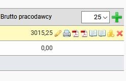 pobranie listy płac do PDF, pobranie listy wypłat, zaksięgowanie płac brutto, zaksięgowanie