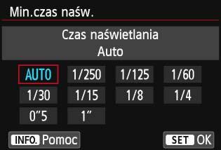 Jest to przydatne rozwiązanie w przypadku korzystania z trybów <d> i<f> podczas fotografowania ruchomego obiektu korzystając z obiektywu szerokokątnego.