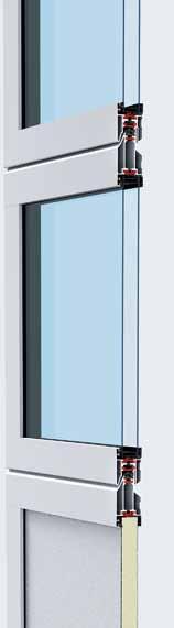 ALR F42 Thermo Ta brama zapewnia najwyższy poziom przejrzystości i izolacyjności cieplnej dzięki zastosowaniu profili przeszklenia z przegrodą termiczną i szyb DURATEC z tworzywa sztucznego.