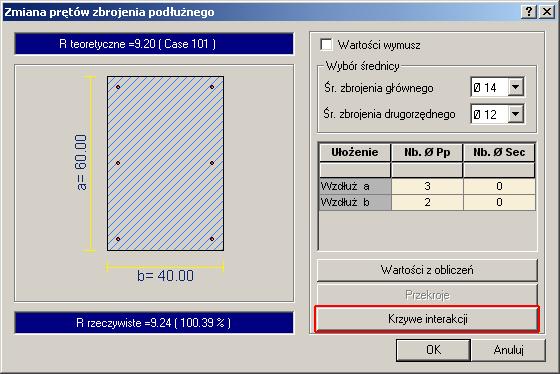 Wybierz jeden słup ramy portalowej. 2. W oknie właściwości przejdź do pola Zbrojenie w kategorii Design Expert.