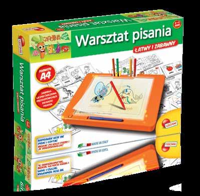 Przewodnik dydaktyczny PAKOWANIE 6 39,5 x 28,2 x 7 cm TABLICA MAGNETYCZNA O WYMIARACH 35 x 35 ZMYWALNY PISAK 148 CZĘŚCI 120 MAGNESÓW