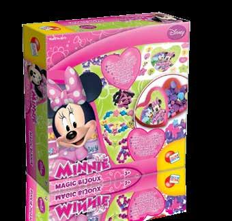 40124 3+ ZESTAW ART & CRAFT MINNIE - BIŻUTERIA Z MAGICZNĄ SZKATUŁKĄ Prosty i łatwy zestaw