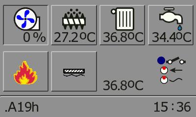 6.9. MEU TESTOWE Menu testowe służy podczas montażu regulatora na kotle. Ma ono za zadanie sprawdzić czy wszystkie odbiorniki po podłączeniu działają poprawnie.