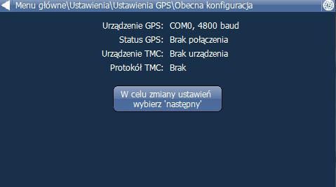 urządzenie GPS.