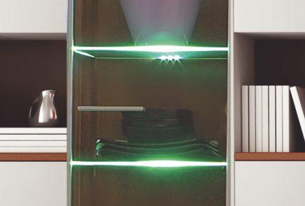 Klips LED RGB, PVC transparentny lub
