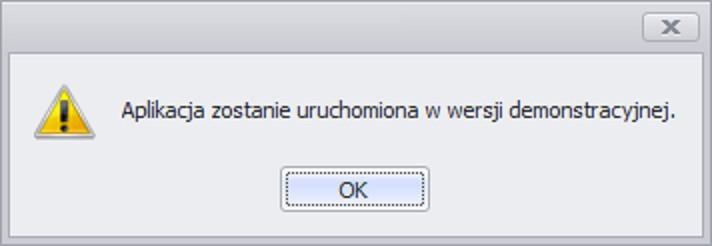 2. Instalacja pliku licencji Pojawienie się poniższych komunikatów świadczy o tym, że nie został aktywowany plik licencyjny -