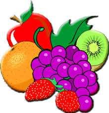II Wiśnie i śliwki, ruda marchewka, gruszka pietruszka i kalarepka,, smaczne porzeczki, słodkie maliny, to wszystko właśnie są witaminy. Kto chce być silny zdrowy jak ryba, musi owoce jeść i warzywa".