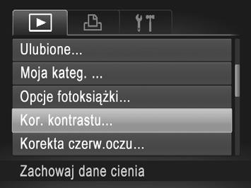 Edytowanie zdjęć Korygowanie jasności obrazu (Korekta kontrastu) Wyjątkowo ciemne obszary obrazu (np.