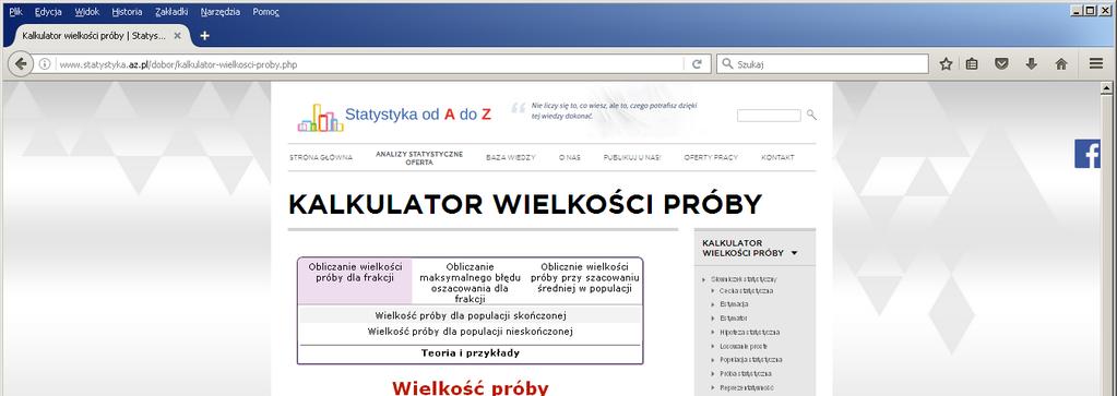 - Od wielkości populacji (wielkość dużych populacji nie wpływa znacząco na wielkość próby wielkość próby rośnie dla coraz większych