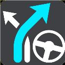 Wybierz ten przycisk, aby zapisać zmiany. Zmień typ trasy Wybierz ten przycisk, aby zmienić rodzaj trasy, którego użyto podczas planowania nawigacji.