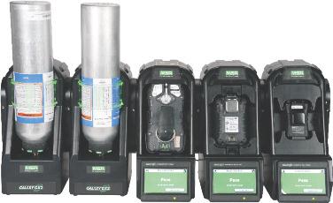 Rodzina detektorów gazu ALTAIR GALAXY GX2 Zautomatyzowany system testujący Proste w obsłudze, automatyczne stanowisko testowe zapewnia dużą wydajność zarówno jako jednostka samodzielna, jak i