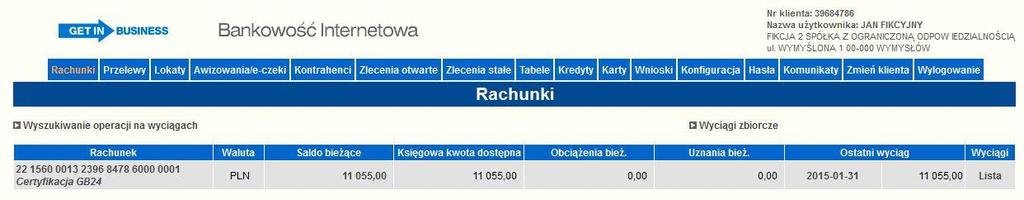 do autentykacji 6. Praca z aplikacją Po uruchomieniu aplikacji, zalogowaniu się przez Użytkownika oraz po przyznaniu odpowiednich uprawnień, wyświetla się główna strona aplikacji zawierająca menu.