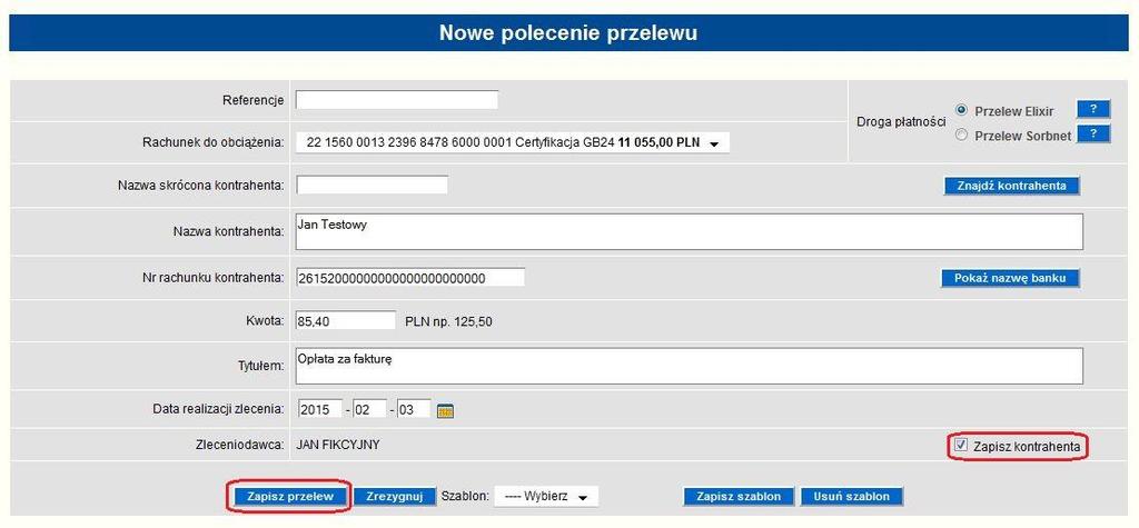 Przelew Elixir Elektroniczna Izba Rozliczeniowa, czyli w skrócie ELIXIR, jest systemem rozliczeń międzybankowych, który wyeliminował potrzebę przesyłania dokumentów papierowych, przekształcając