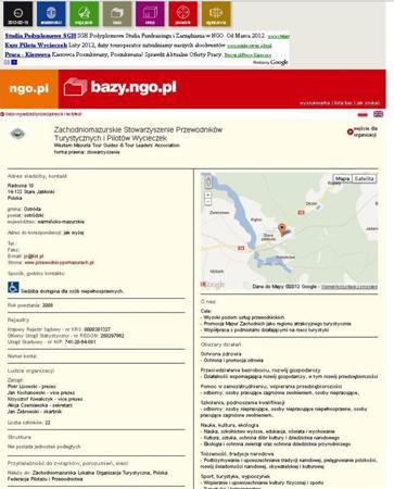 ZACHODNIOMAZURSKIE STOWARZYSZENIE