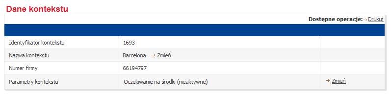 W przypadku Usługa oczekiwania na środki pozwala na skorzystanie z dwóch ustawień: Oczekiwanie bezterminowe w tym przypadku przelew oczekujący na środki, będzie utrzymany w systemie bezterminowo.