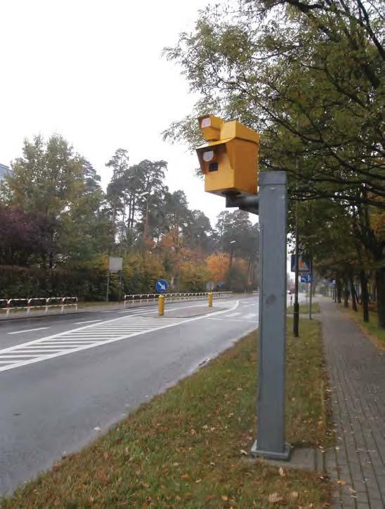 WAŻNIEJSZE WYNIKI KONTROLI Zdjęcie nr 1 Fotoradar w miejscowości Strzelce Opolskie (woj.