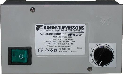WENTYLATORY 2. REGULATORY OBROTÓW 2.1. Transformatorowe regulatory obrotów Transformatorowe regulatory obrotów pozwalają na cichą i energooszczędną eksploatację.