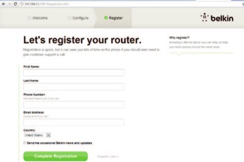 Pierwsze kroki Na tym etapie warto zarejestrować router.