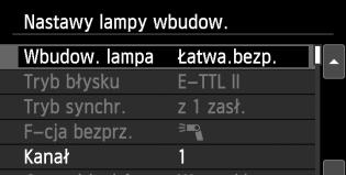 Ustaw kanał transmisji (1 4) na taki sam, jak w jednostce podporządkowanej. Zrób zdjęcie. Ustaw aparat i zrób zdjęcie, jak w przypadku fotografowania z normalnymi parametrami.