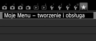 3 Zapisywanie pozycji na karcie Moje MenuN Na karcie Moje menu można zapisać do sześciu pozycji menu i funkcji indywidualnych, których ustawienia są często zmieniane.