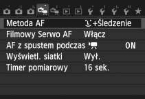 Skrócony przewodnik Obsługa menu Przycisk <M> Monitor LCD/ ekran dotykowy