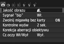 Aby wyświetlić menu, naciśnij przycisk <M>. 2.