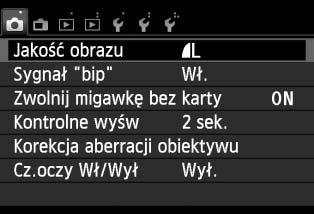 d Obsługa ekranu dotykowego Przeciąganie Ekran menu (ekran przykładowy) Przesuń palec, dotykając monitora LCD.