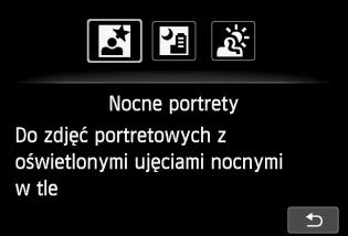 Możesz także wybrać ikonę trybu fotografowania i nacisnąć przycisk <0>, aby wyświetlić dostępne tryby fotografowania i wybrać