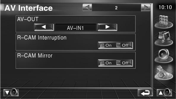Skonfiguruj każdy element 5 6 7 Wyświetlanie nazwy systemu podłączonego przez wejście AV INPUT.