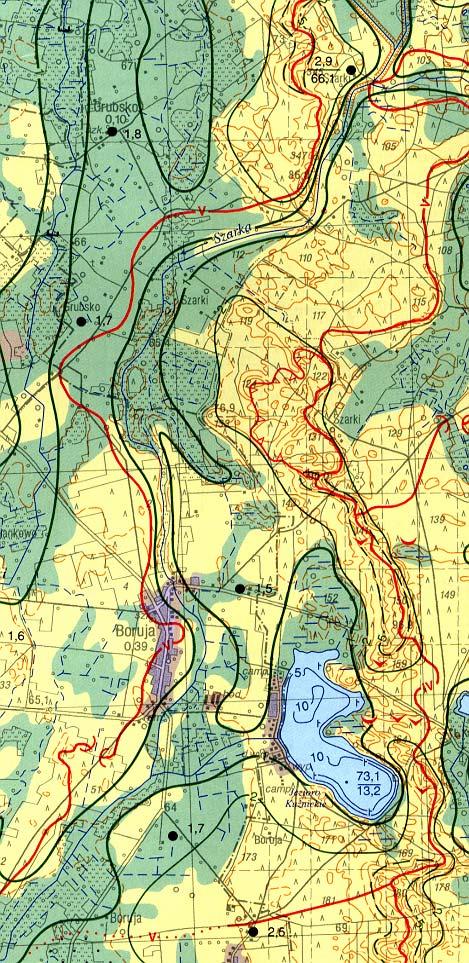 MAPA HYDROGRAFICZNA POLSKI W SKALI 1: 50 000 przedstawia w "syntetycznym ujęciu warunki obiegu wody, w powiązaniu ze środowiskiem przyrodniczym, jego zainwestowaniem i przekształceniem Wytyczne